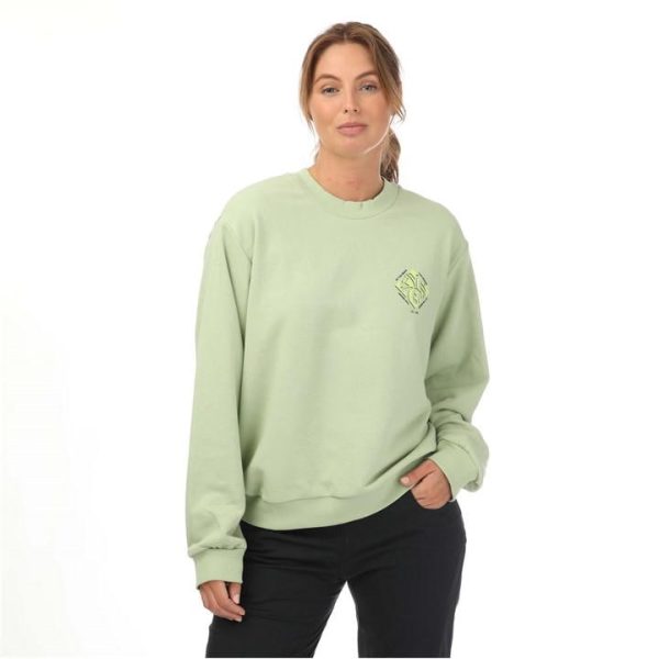 Five Ten Ten Cropped Sweatshirt Womens - Green