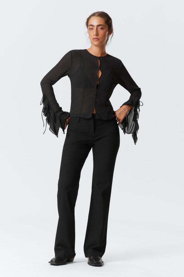 Flared Suiting Trousers