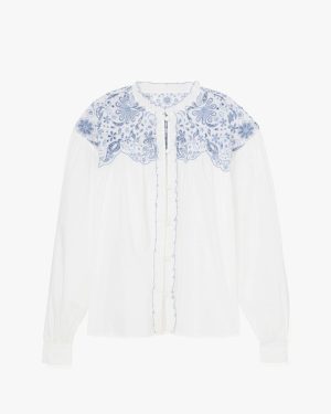 Floral Embroidered Blouse