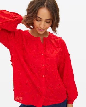 Floral Embroidered Blouse