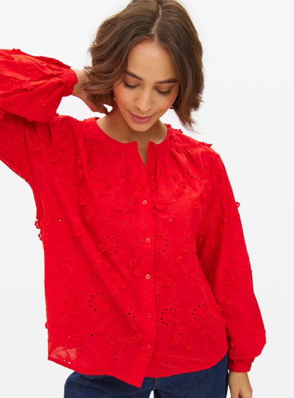 Floral Embroidered Blouse