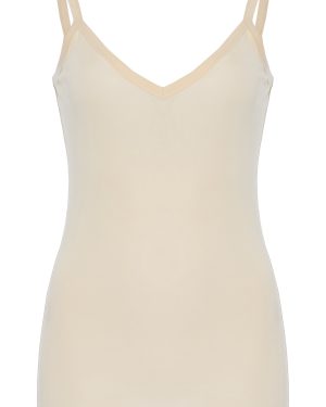 Flore Flore - Isla Organic Cotton Camisole Top - White - XL - Moda Operandi