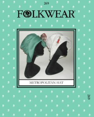 Folkwear Patterns Paper Sewing Pattern Metropolitan Hat
