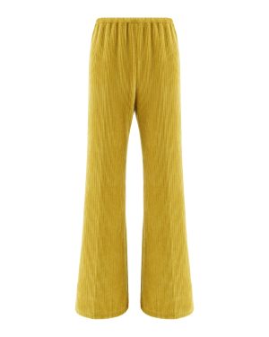 Forte_Forte Flared Velvet Knitted Trousers