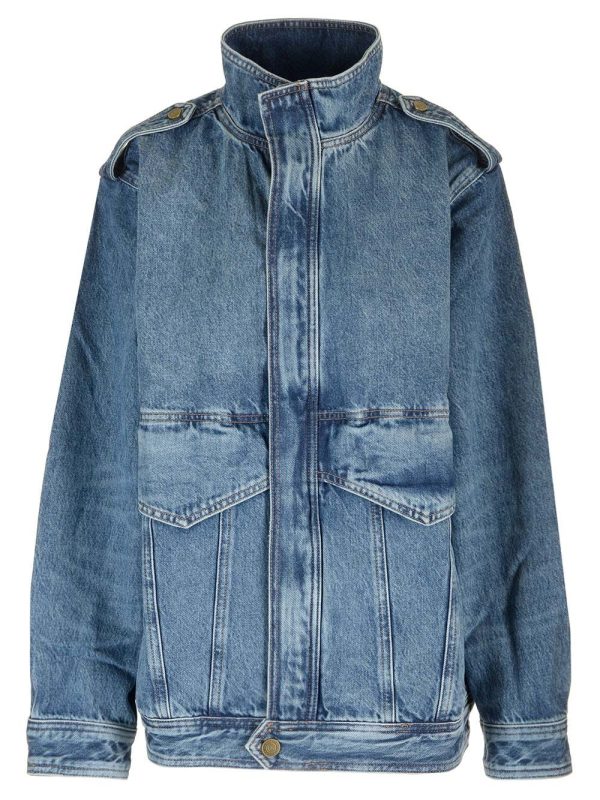 Frame Oversized Denim Jacket