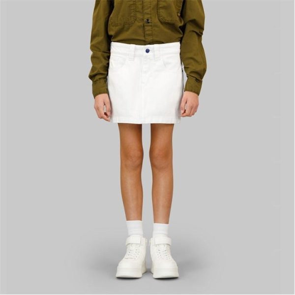 G Star Denim Skirt Juniors - White