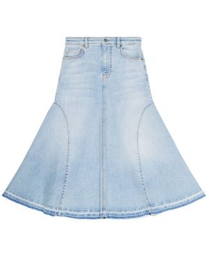 GANNI Organic Cotton Denim Skirt
