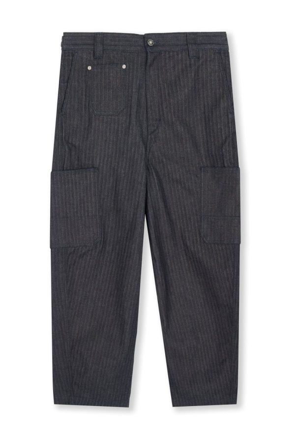 GIVENCHY CARGO COUTURE SEAM PANT Size: 34, colour: NAVY