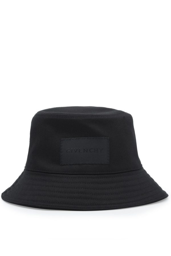GIVENCHY COTTON BUCKET HAT Size: OS, colour: BLACK
