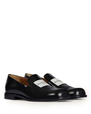 GIVENCHY LABEL LOAFERS Size: 45, colour: BLACK