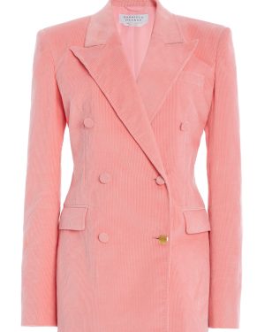 Gabriela Hearst - Gavin Tailored Corduroy Blazer - Pink - IT 40 - Moda Operandi