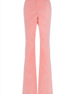 Gabriela Hearst - Ianthe Tailored Corduroy Flare Pants - Pink - IT 38 - Moda Operandi