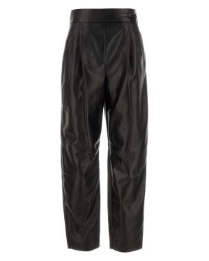 Giorgio Armani Black Leather Pant