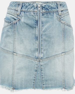 Givenchy Light Blue Denim Mini Skirt L Waist 31"