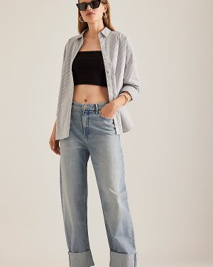 Good American Good Barrel Relaxed Jeans