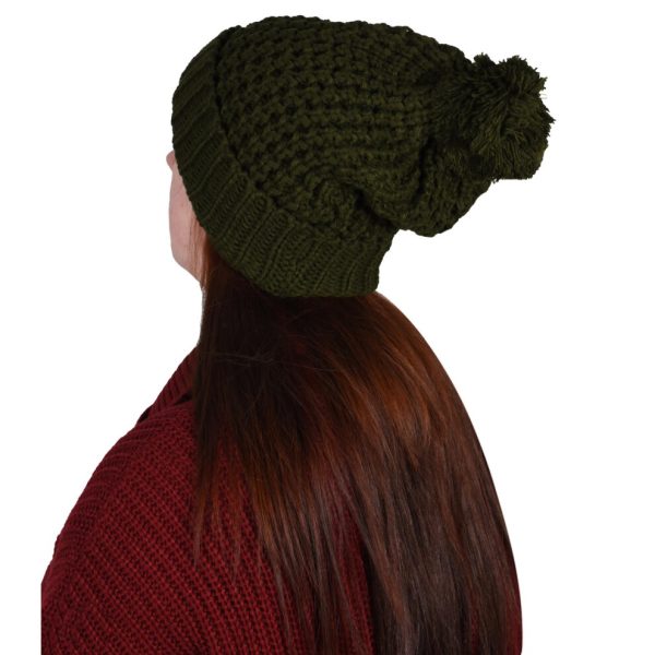 (Green-6143) Womens French Beret New Warm Wool Winter Beanie