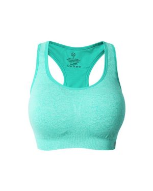 (Green, L) Professional Anti Shake Quick-dry Bra Tank Top