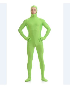 (Green, XXL(Tag XXL=US L)) Fancy Halloween Morphsuit Adult Costume Morph Suit Cosplay Costume Bodysuit