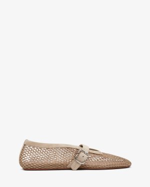 Grege mesh ballet flats