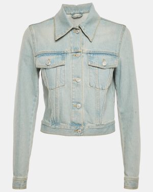 Gucci Blue Jaguar Embroidered Denim Jacket S