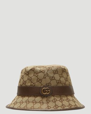 Gucci Gg Canvas Bucket Hat - Hats Beige S
