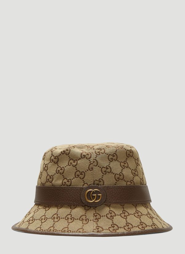 Gucci Gg Canvas Bucket Hat - Hats Beige S