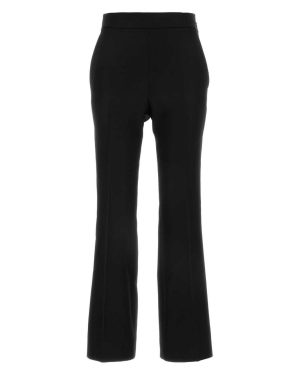 Gucci Logo Embroidered Bootcut Leg Trousers