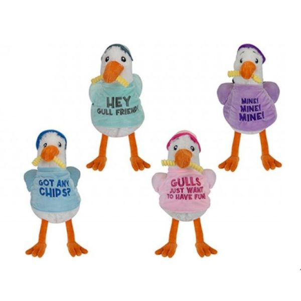 Gully Seagull With Pastel Top and Hat 26cm Soft Toy (Styles Vary)