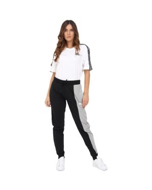 ( HC8832-L) Adidas Colorblock Women's Joggers Black/Grey/White