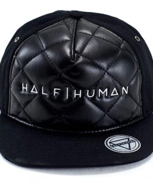 Half Human Quilted Snapback Hat