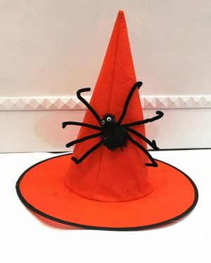 Halloween Decorations Red Plastic Mage Hat Holiday Decorations
