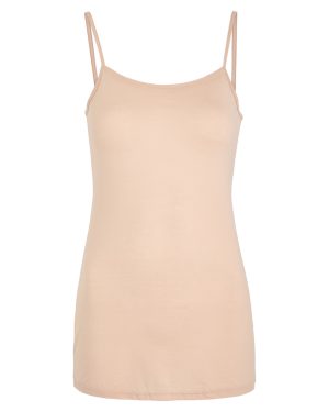 Hanro Ultralight Cotton Camisole top - Beige - L (UK14-16 / L)