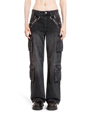 Harness Strap Cargo Trousers