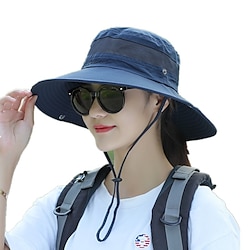 Hat Sun Hat Bucket Hat Packable UV Protection Breathable for Cotton Summer Spring
