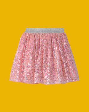 Hatley Mermaid Sequin Tulle Skirt Pink