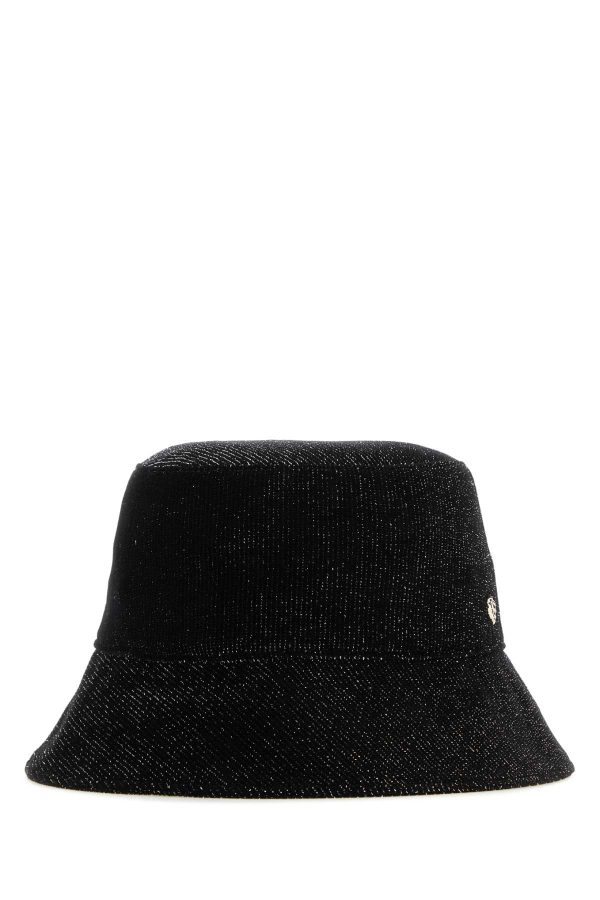 Helen Kaminski Black Velvet Florenze Bucket Hat