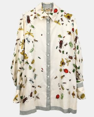 Hermes Shirt Blouse White Size 40