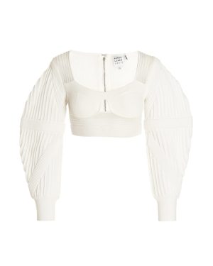 Hervé Léger Knit Bustier Top