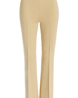High Sport - Kick Stretch-Cotton Knit Cropped Flared Pants - Neutral - XL - Moda Operandi