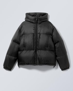 Hooded Recycled Down Puffer Jacket