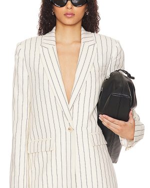House of Harlow 1960 x REVOLVE Celia Oversized Blazer in Cream. Size XS.