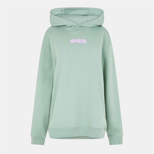 Hugo Oversized Hoodie B 1 10266264 Hoody Womens - Green