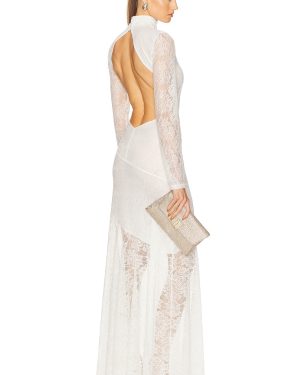 ILA Backless Maxi Dress in White - White. Size 34 (also in 36, 38, 40).