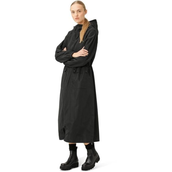 Ilse Jacobsen Long Raincoat - Black