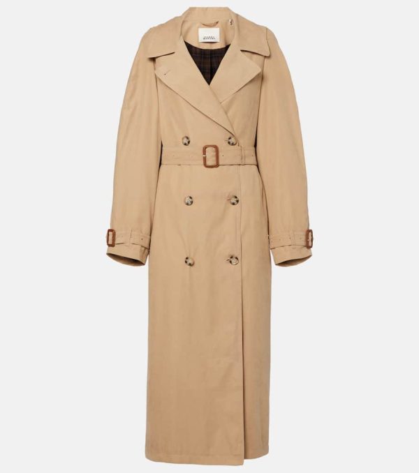 Isabel Marant Elea belted double-breasted coat