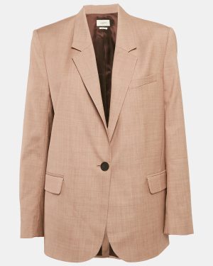 Isabel Marant Etoile Pink Wool Single Breasted Blazer M