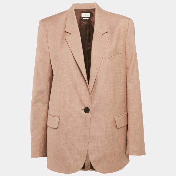 Isabel Marant Etoile Pink Wool Single Breasted Blazer M