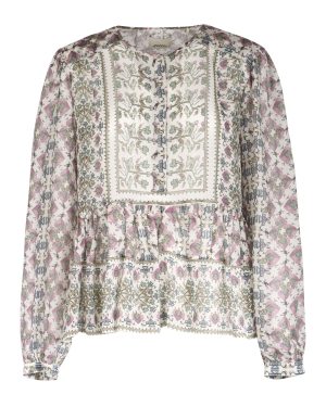 Isabel Marant Printed Silk Blouse
