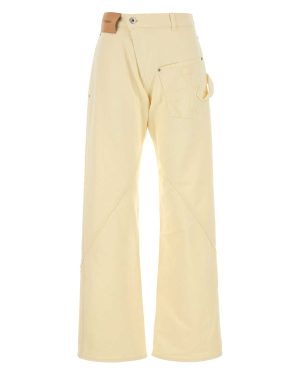 J. W. Anderson Pastel Yellow Denim Jeans