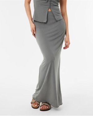 Jack Wills Maxi Skirt - Grey